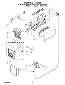 06 - Icemaker Parts parts for Whirlpool Refrigerator G2IXEFMWS00 from AppliancePartsPros.com