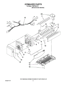 05 - Icemaker Parts parts for Whirlpool Refrigerator 7GI5FSAXVY1 from AppliancePartsPros.com