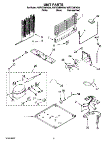 05 - Unit Parts parts for Whirlpool Refrigerator W2RXEMMWS00 from AppliancePartsPros.com
