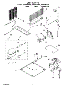 04 - Unit Parts parts for Whirlpool Refrigerator W2RXNMMWL00 from AppliancePartsPros.com
