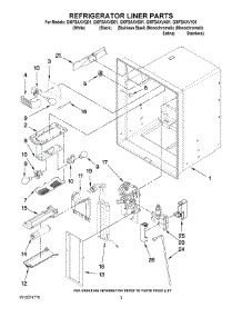 02 - Refrigerator Liner Parts parts for Whirlpool Refrigerator GI5FSAXVY01 from AppliancePartsPros.com