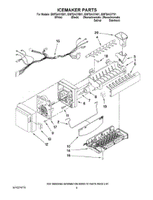05 - Icemaker Parts parts for Whirlpool Refrigerator GI0FSAXVA01 from AppliancePartsPros.com