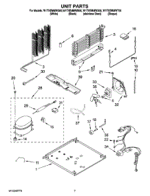 04 - Unit Parts parts for Whirlpool Refrigerator W1TXEMMWB00 from AppliancePartsPros.com
