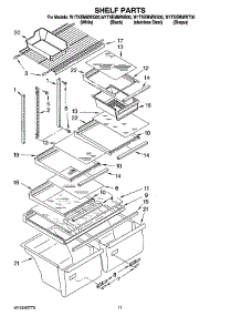 06 - Shelf Parts, Optional Parts (Not Included) parts for Whirlpool Refrigerator W1TXEMMWB00 from AppliancePartsPros.com