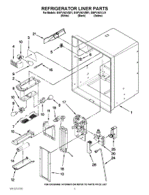02 - Refrigerator Liner Parts parts for Whirlpool Refrigerator GI5FVAXVL01 from AppliancePartsPros.com