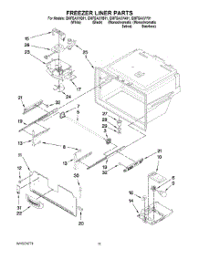 06 - Freezer Liner Parts parts for Whirlpool Refrigerator GI0FSAXVQ01 from AppliancePartsPros.com