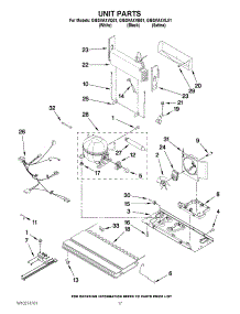 10 - Unit Parts parts for Whirlpool Refrigerator GI5SVAXVB01 from AppliancePartsPros.com