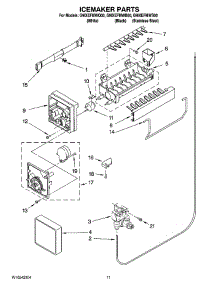 06 - Icemaker Parts parts for Whirlpool Refrigerator G9IXEFMWQ00 from AppliancePartsPros.com