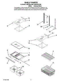07 - Shelf Parts parts for Whirlpool Refrigerator EB2SHKXVD00 from AppliancePartsPros.com