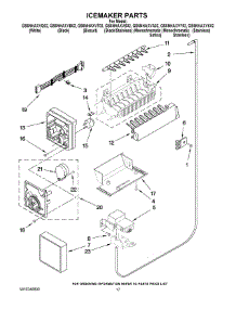10 - Icemaker Parts parts for Whirlpool Refrigerator GS6NHAXVA02 from AppliancePartsPros.com