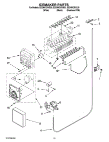 12 - Icemaker Parts, Optional Parts (Not Included) parts for Whirlpool Refrigerator ED2NHGXVQ00 from AppliancePartsPros.com