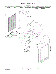 11 - Air Flow Parts parts for Whirlpool Refrigerator GS6NHAXVQ02 from AppliancePartsPros.com