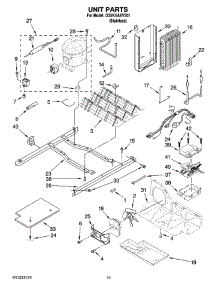09 - Unit Parts parts for Whirlpool Refrigerator GS2KVAXVS01 from AppliancePartsPros.com