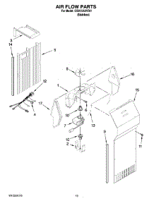 11 - Air Flow Parts, Optional Parts (Not Included) parts for Whirlpool Refrigerator GS2KVAXVS01 from AppliancePartsPros.com