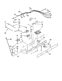 Control parts for Whirlpool Refrigerator ED5LVAXVQ01 from AppliancePartsPros.com