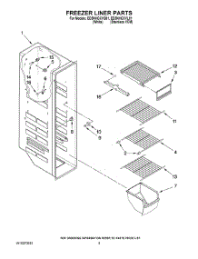 04 - Freezer Liner Parts parts for Whirlpool Refrigerator ED5NHGXVL01 from AppliancePartsPros.com