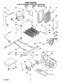 09 - Unit Parts parts for Whirlpool Refrigerator ED5HVEXVQ03 from AppliancePartsPros.com