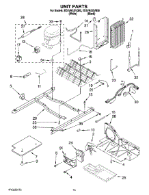 09 - Unit Parts parts for Whirlpool Refrigerator ED5VHAXVB00 from AppliancePartsPros.com