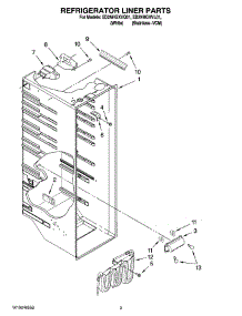 02 - Refrigerator Liner Parts parts for Whirlpool Refrigerator ED2NHGXVL01 from AppliancePartsPros.com