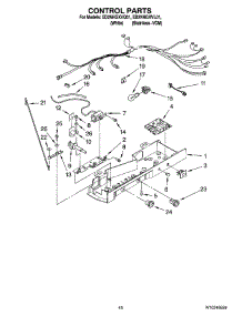 11 - Control Parts parts for Whirlpool Refrigerator ED2NHGXVL01 from AppliancePartsPros.com