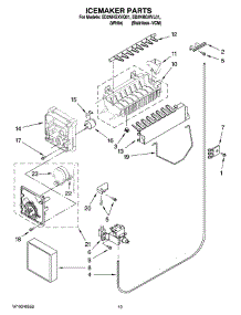 12 - Icemaker Parts, Optional Parts (Not Included) parts for Whirlpool Refrigerator ED2NHGXVL01 from AppliancePartsPros.com