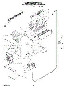 12 - Icemaker Parts, Optional Parts (Not Included) parts for Whirlpool Refrigerator ED5VHAXVB01 from AppliancePartsPros.com
