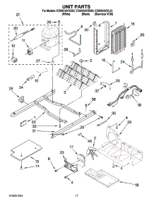 11 - Unit Parts parts for Whirlpool Refrigerator ED5HHAXVB03 from AppliancePartsPros.com