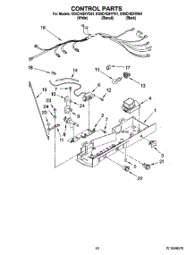 11 - Control Parts parts for Whirlpool Refrigerator ED5CHQXVB01 from AppliancePartsPros.com