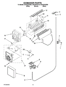 12 - Icemaker Parts, Optional Parts (Not Included) parts for Whirlpool Refrigerator ED5CHQXVT00 from AppliancePartsPros.com
