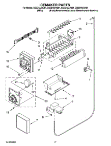 10 - Icemaker Parts parts for Whirlpool Refrigerator GS5DHAXVB01 from AppliancePartsPros.com