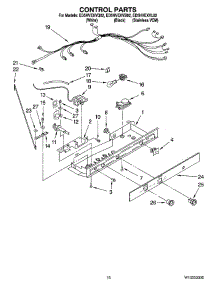 11 - Control Parts parts for Whirlpool Refrigerator ED5HVEXVB02 from AppliancePartsPros.com