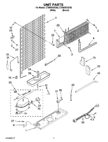 04 - Unit Parts parts for Whirlpool Refrigerator ET6WSKXSQ05 from AppliancePartsPros.com