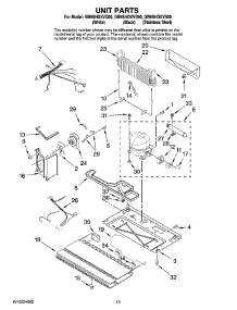 07 - Unit Parts parts for Whirlpool Refrigerator GB9SHDXVQ00 from AppliancePartsPros.com