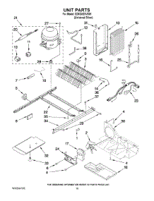 09 - Unit Parts parts for Whirlpool Refrigerator ED5GVEXVD01 from AppliancePartsPros.com