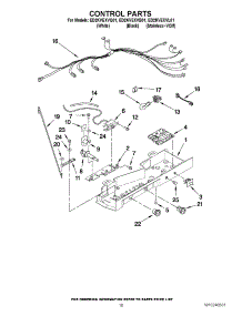 11 - Control Parts parts for Whirlpool Refrigerator ED2KVEXVQ01 from AppliancePartsPros.com