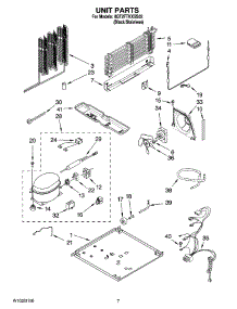 04 - Unit Parts parts for Whirlpool Refrigerator 8GT2FTKXSS02 from AppliancePartsPros.com