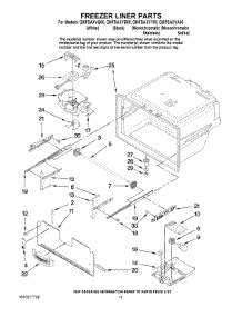 06 - Freezer Liner Parts parts for Whirlpool Refrigerator GI0FSAXVA00 from AppliancePartsPros.com