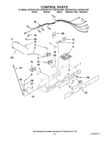 11 - Control Parts parts for Whirlpool Refrigerator ED2FHEXVB01 from AppliancePartsPros.com