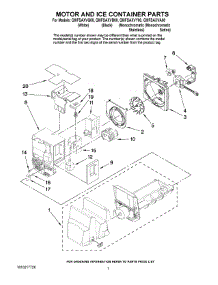 04 - Motor And Ice Container Parts parts for Whirlpool Refrigerator GI0FSAXVQ00 from AppliancePartsPros.com