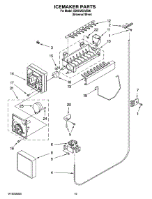 12 - Icemaker Parts, Optional Parts (Not Included) parts for Whirlpool Refrigerator ED2GVEXVD00 from AppliancePartsPros.com
