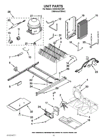 09 - Unit Parts parts for Whirlpool Refrigerator ED2GVEXVD01 from AppliancePartsPros.com
