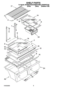 05 - Shelf Parts, Optional Parts (Not Included) parts for Whirlpool Refrigerator ER2MHKXPQ08 from AppliancePartsPros.com