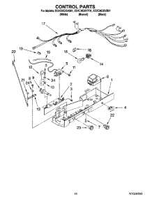 11 - Control Parts parts for Whirlpool Refrigerator ED2CHQXVB01 from AppliancePartsPros.com