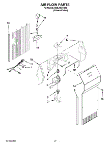 10 - Air Flow Parts parts for Whirlpool Refrigerator ED5LHEXTD10 from AppliancePartsPros.com