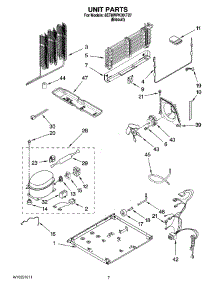 04 - Unit Parts parts for Whirlpool Refrigerator 8ET8WPKXKT07 from AppliancePartsPros.com