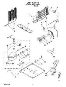 04 - Unit Parts parts for Whirlpool Refrigerator 8ET1FTKXKT07 from AppliancePartsPros.com