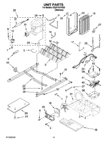 09 - Unit Parts parts for Whirlpool Refrigerator GS2KVAXVS00 from AppliancePartsPros.com
