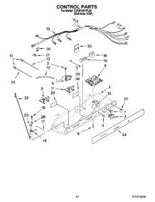 10 - Control Parts parts for Whirlpool Refrigerator ED5HVAXVL02 from AppliancePartsPros.com