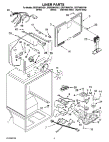 02 - Liner Parts parts for Whirlpool Refrigerator GR2FHMXVB01 from AppliancePartsPros.com