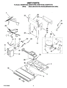 06 - Unit Parts parts for Whirlpool Refrigerator GX5SHTXVA00 from AppliancePartsPros.com